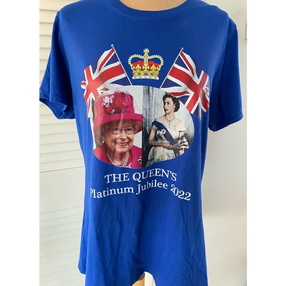 Port and Company Tops Nwt The Queens Platinum Jubilee Tshirt Poshmark